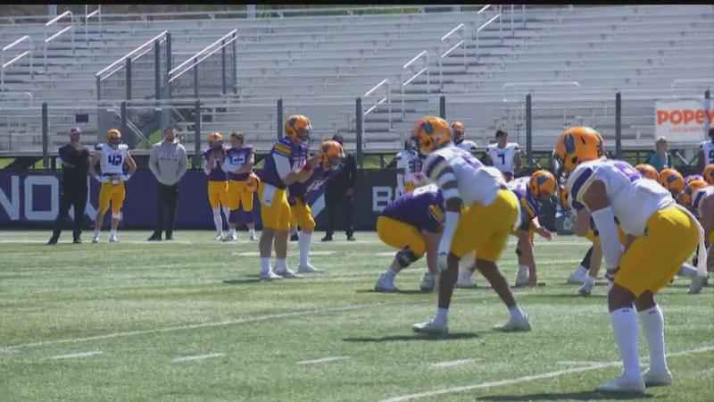 UAlbany hosts spring game for first time since 2019 - WNYT.com NewsChannel 13
