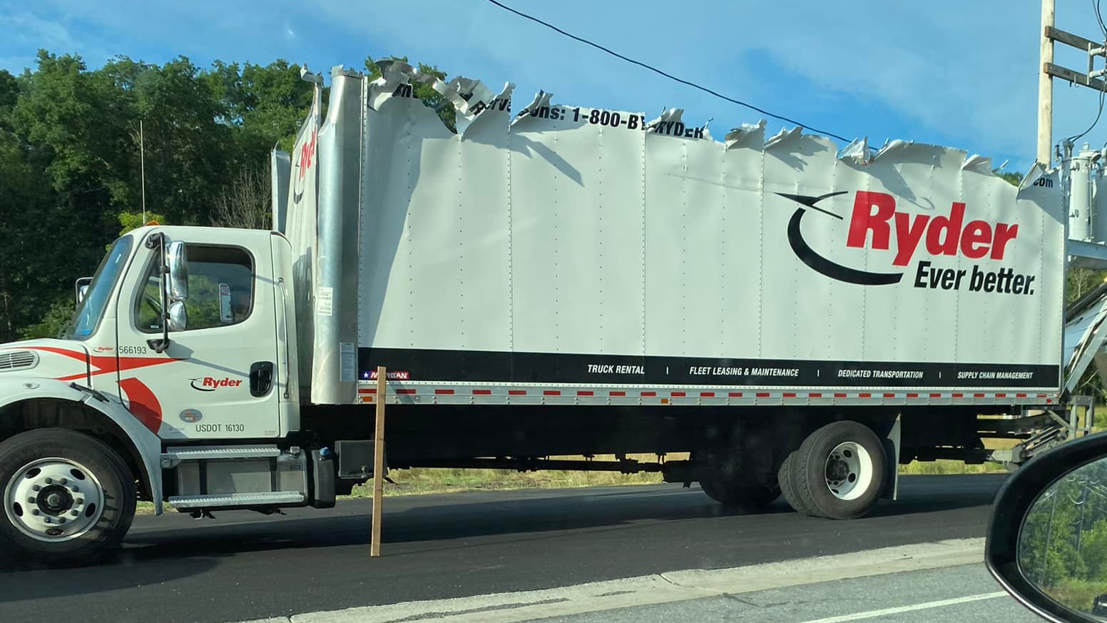 Truck hits Glenridge Road bridge