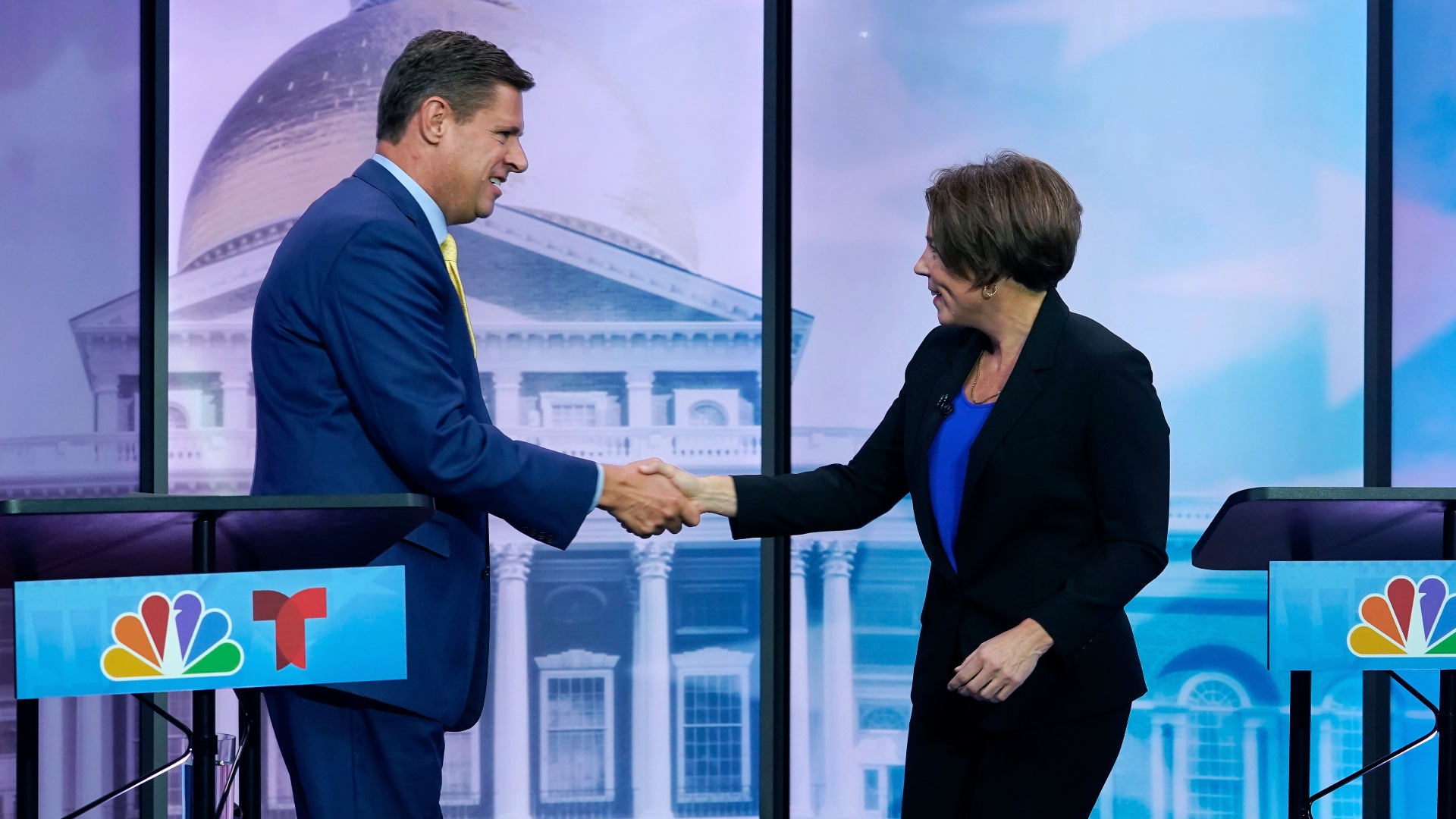 Massachusetts Governor Hopefuls Healey, Diehl Spar In Debate