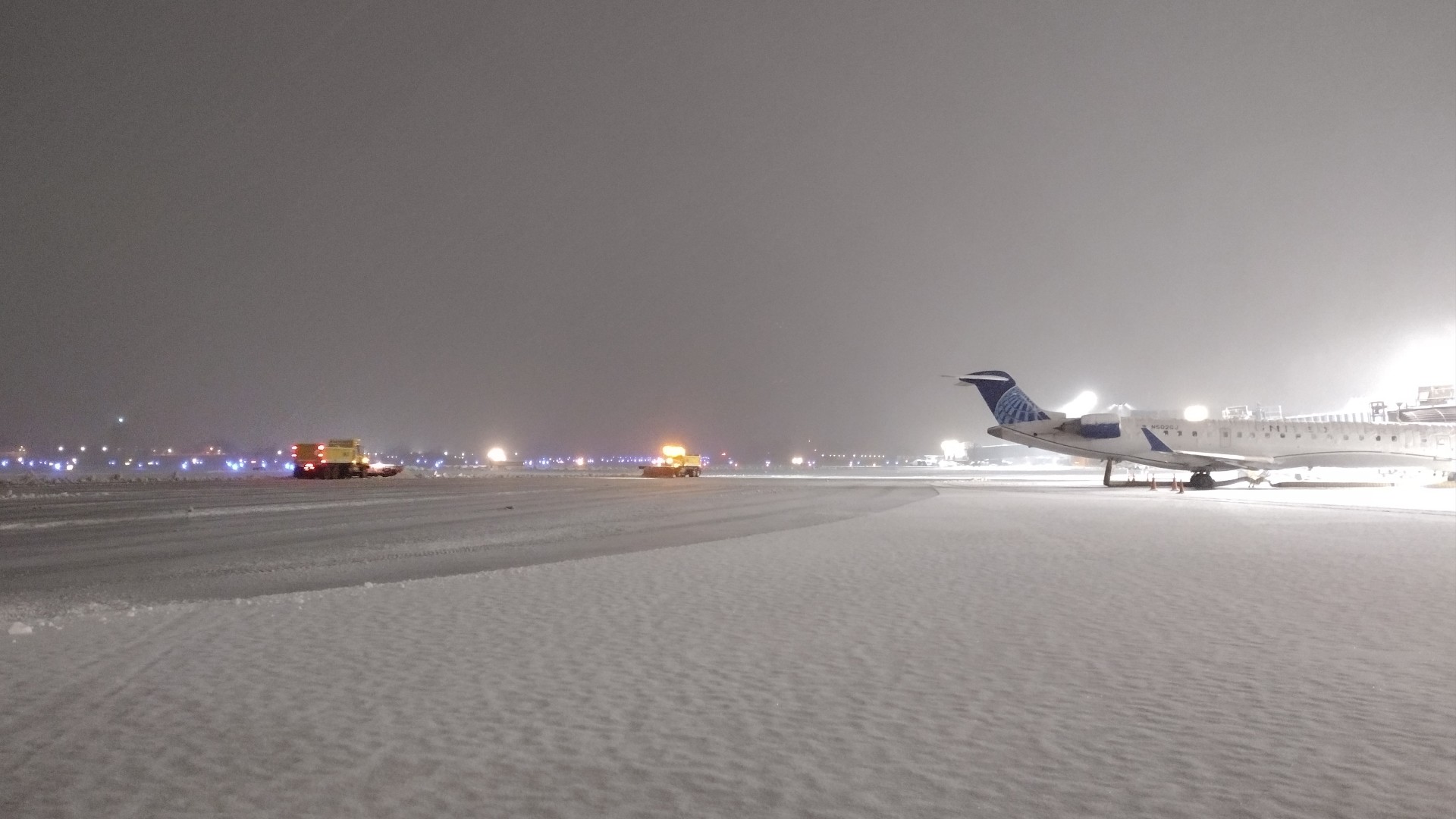 Albany International Airport Snow