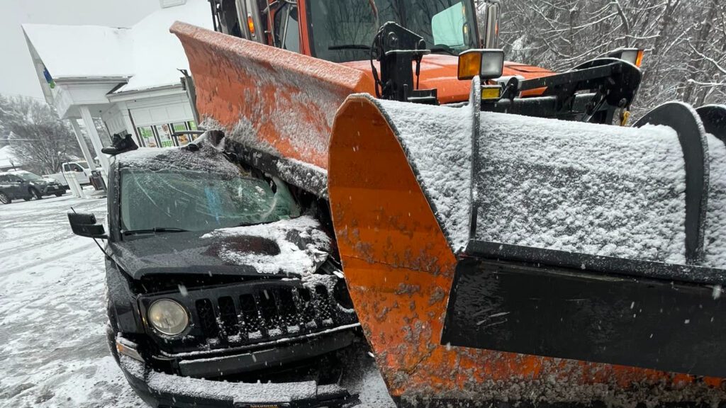 Car Snowplow Crash In Ballston Spa WNYT Com NewsChannel 13   Car Into Snowplow Ballston Spa Fire Department 16x9 Cropped 1024x576 