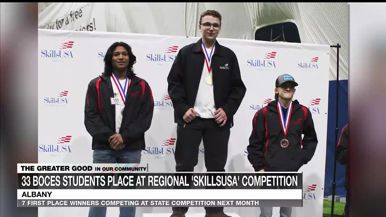 Dozens of BOCES students earn medals in regional SkillsUSA competition
