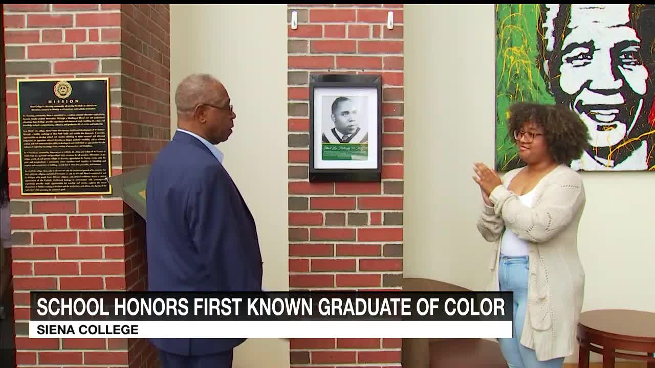 Siena College honors first graduate of color from 1950