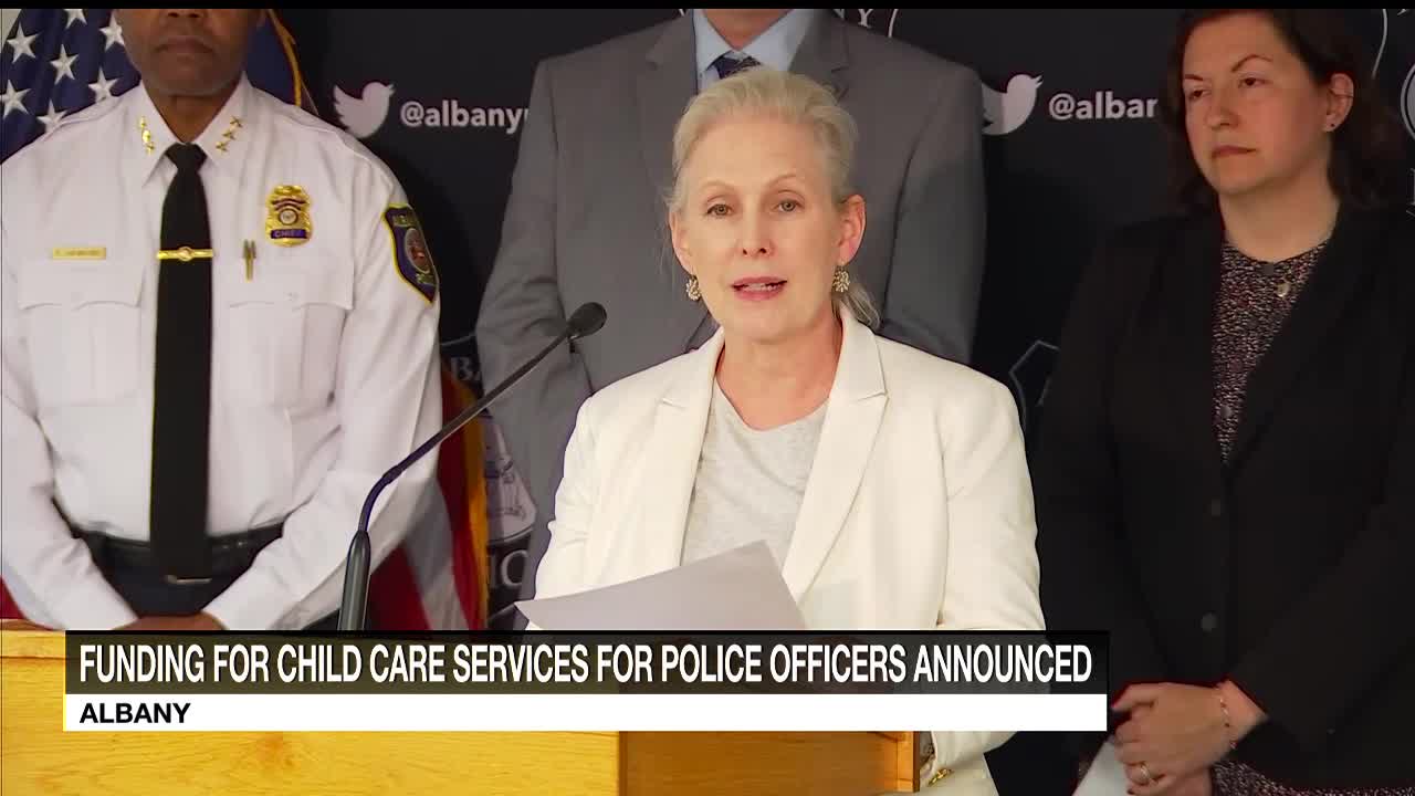 Gillibrand proposes funding for child care to retain police officers