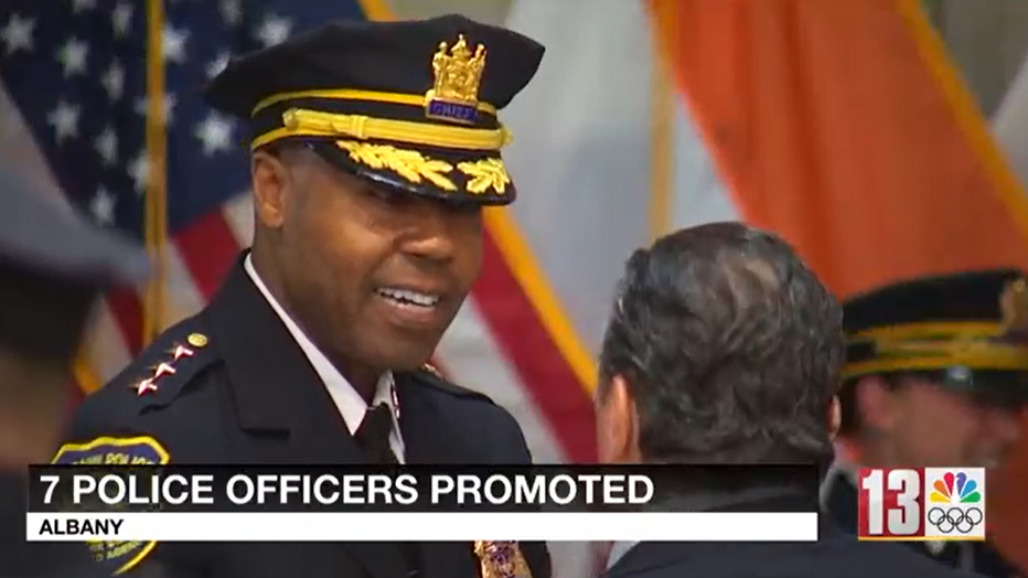 Seven Albany Police Department Officers promoted
