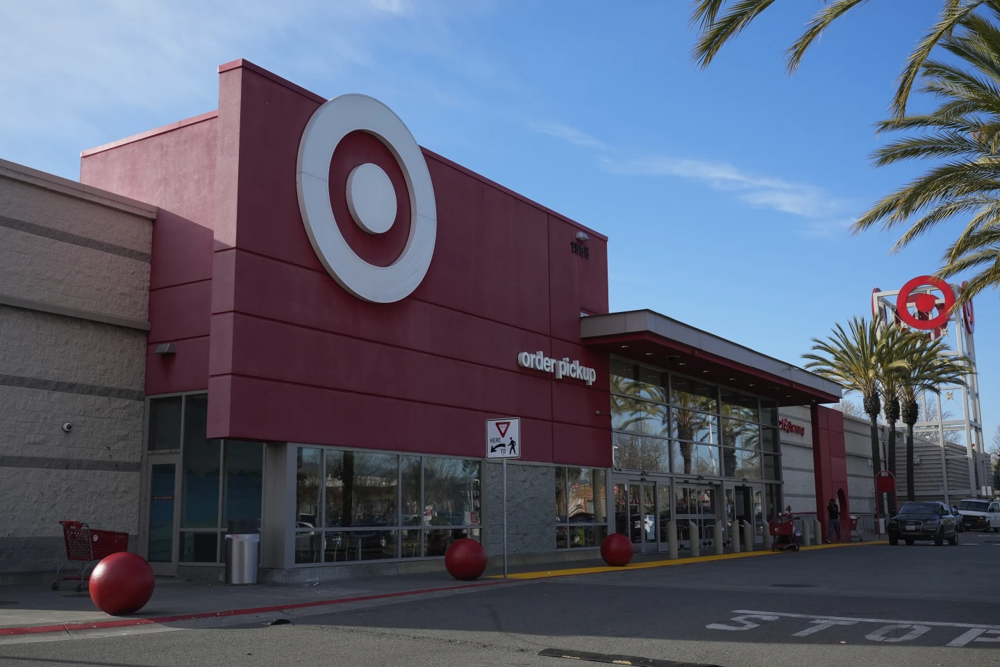 A Target store in Emeryville, Calif., Friday, Feb. 28, 2025. (AP Photo/Godofredo A. Vasquez).