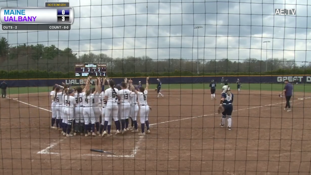 UAlbany softball sweeps Maine in doubleheader